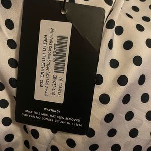 Polkadot it satin dress